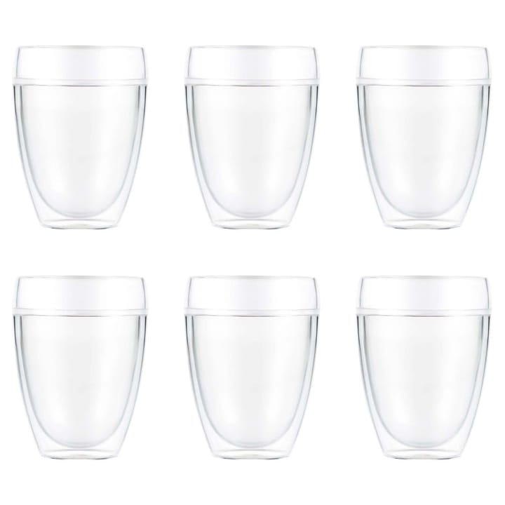 Pavina Outdoor double-walled plastic glass 6-pack - 35 cl - Bodum