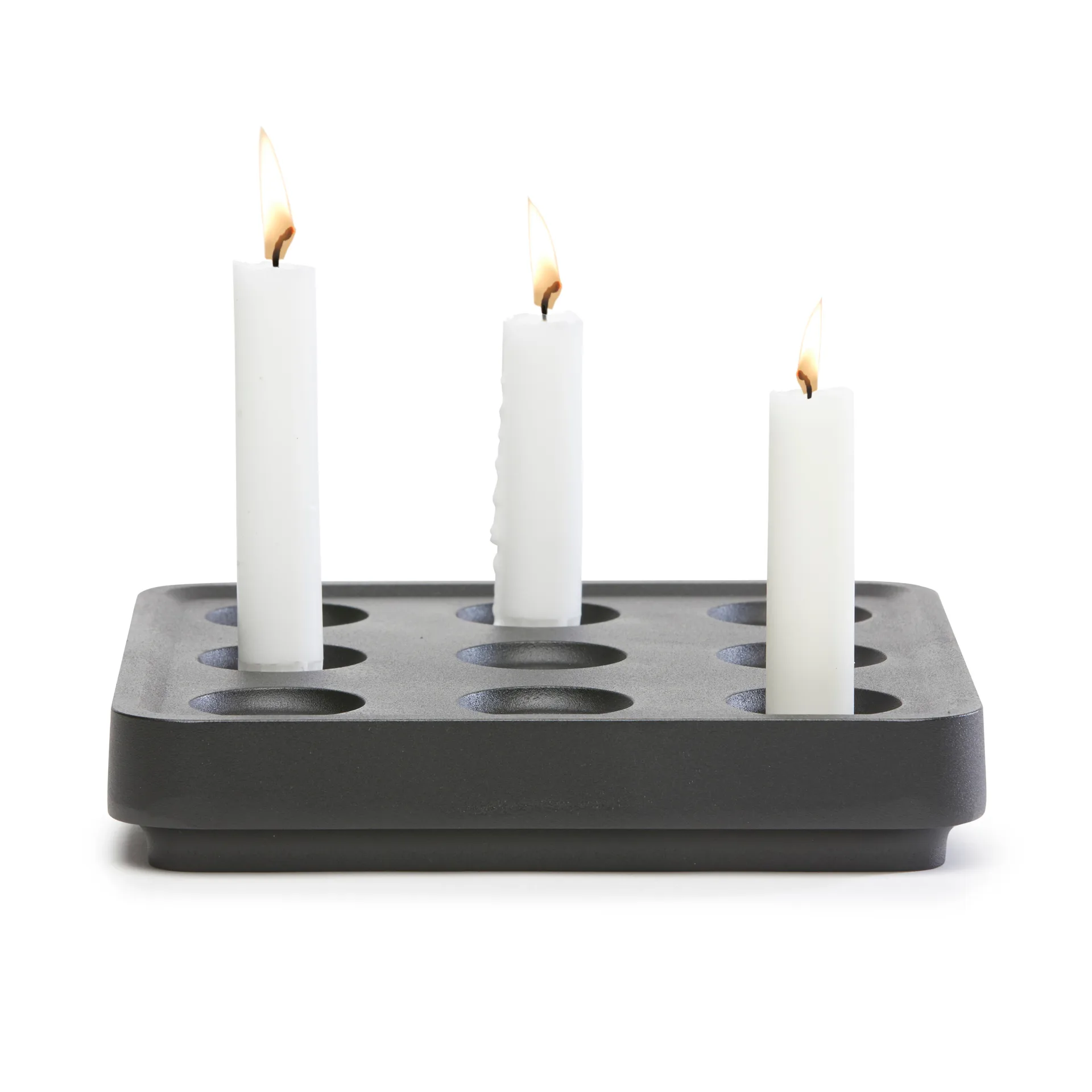 Stumpastaken candle holder black, small Born In Sweden