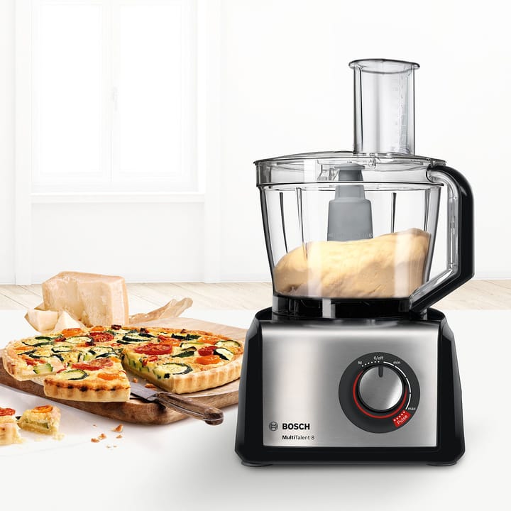 Boach MultiTalent 8 MC812M865 food processor set 1250W, Black-brushed stainless steel Bosch