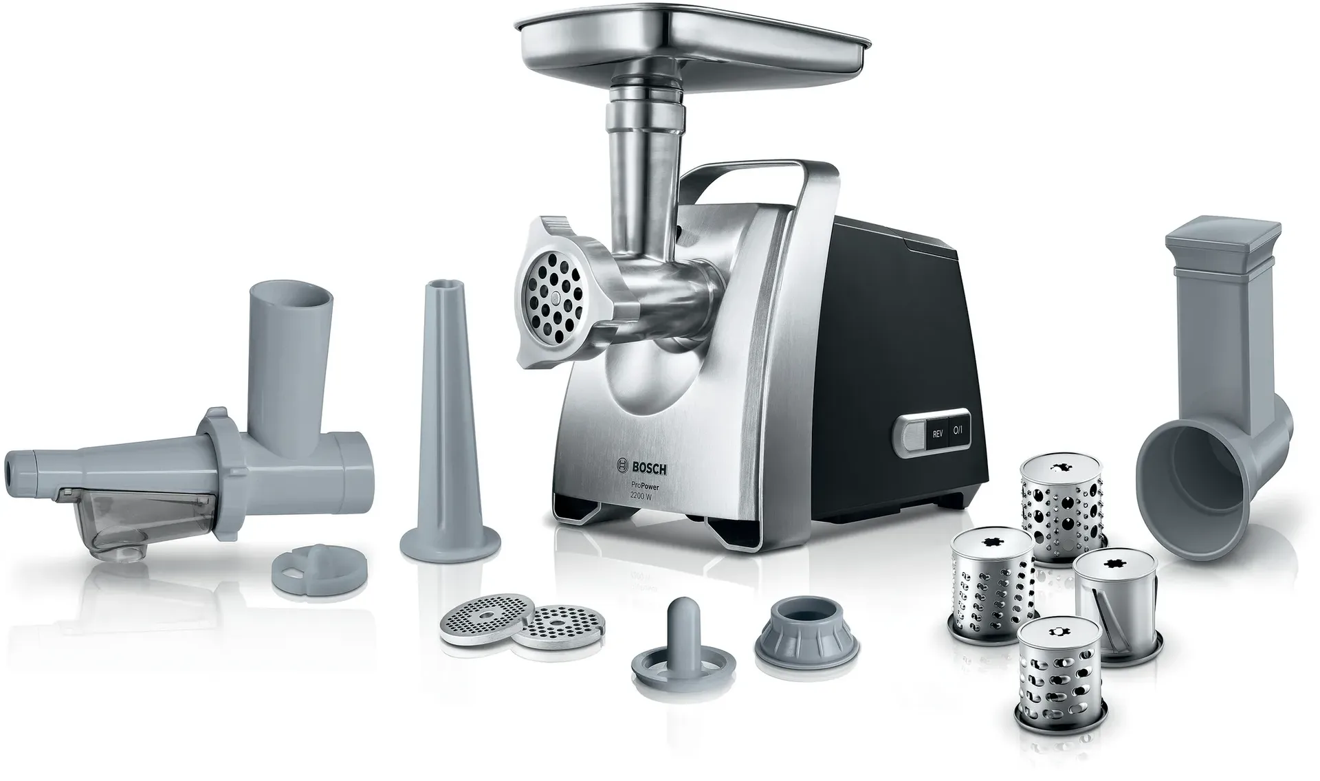 Bosch ProPower MFW68660 meat grinder 2200W, Black-chrome Bosch
