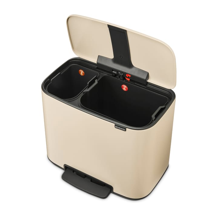 Bo pedal bin 11+23 l, Soft beige Brabantia
