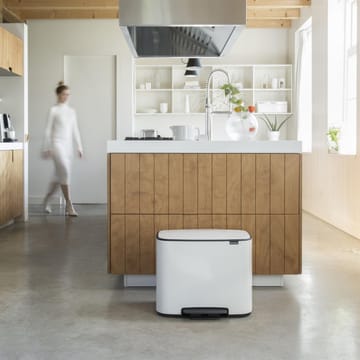 Bo pedal bin 11+23 l - white - Brabantia