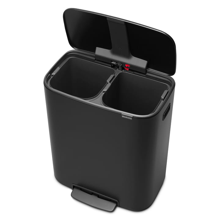 Bo pedal bin 2x30 L, black Brabantia