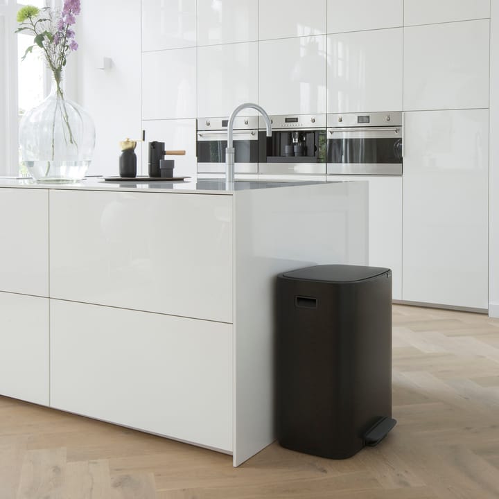 Bo pedal bin 2x30 L, black Brabantia