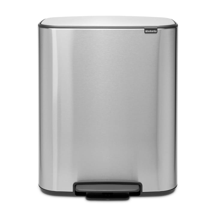 Bo pedal bin 2x30 L - matte steel - Brabantia