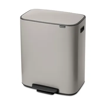 Bo pedal bin 2x30 L - Soft grey - Brabantia