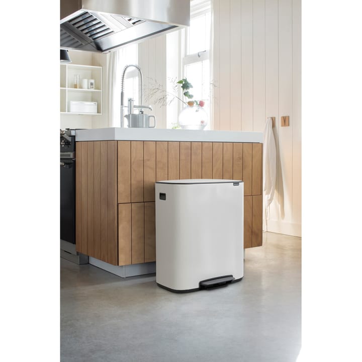 Bo pedal bin 2x30 L, White Brabantia