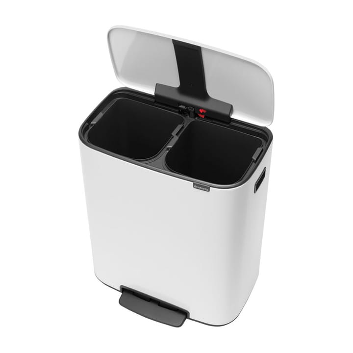 Bo pedal bin 2x30 L, White Brabantia