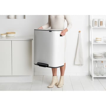 Bo pedal bin 2x30 L - White - Brabantia