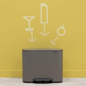Bo pedal bin 36 l - platinum - Brabantia