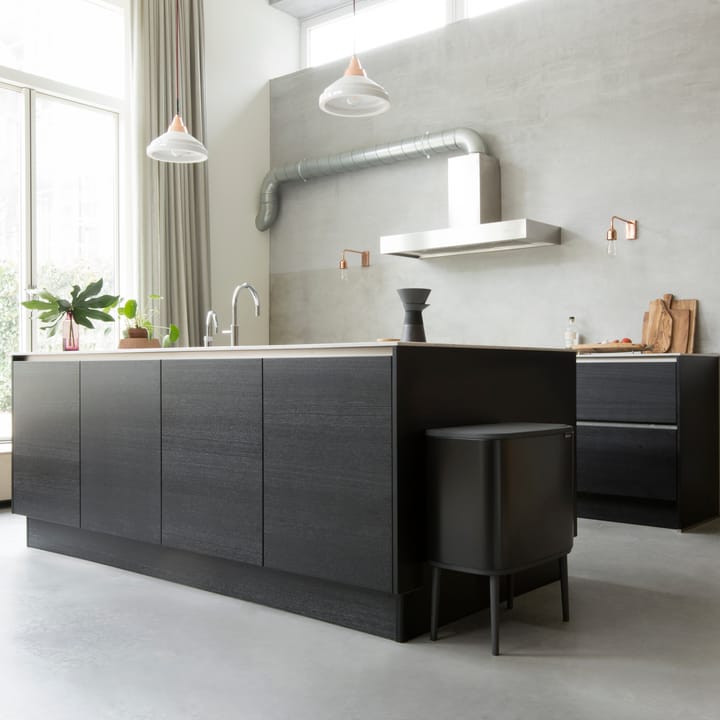 Bo touch bin 11+23 litre, matte black Brabantia