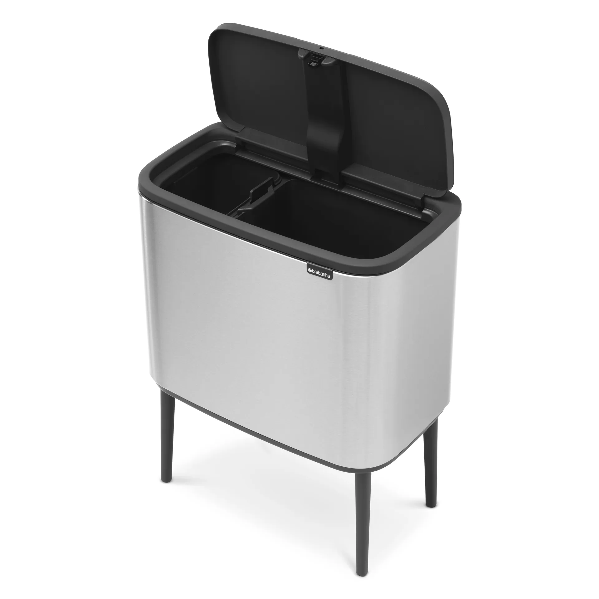 Bo touch bin 11+23 litre, matte stainless steel Brabantia