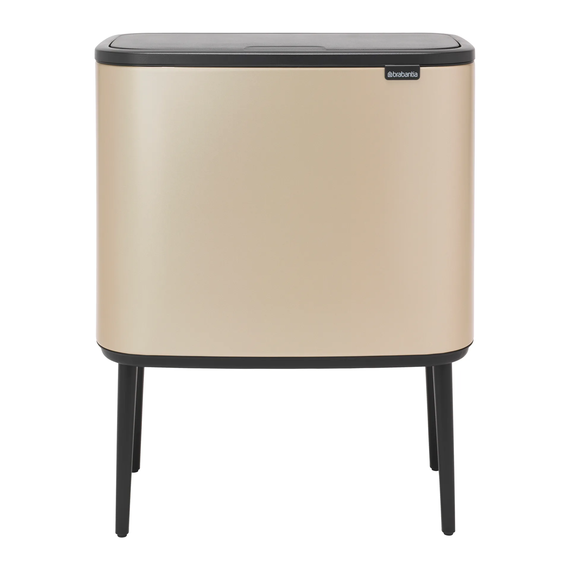 Bo touch bin 11+23 litre, Metallic Gold Brabantia