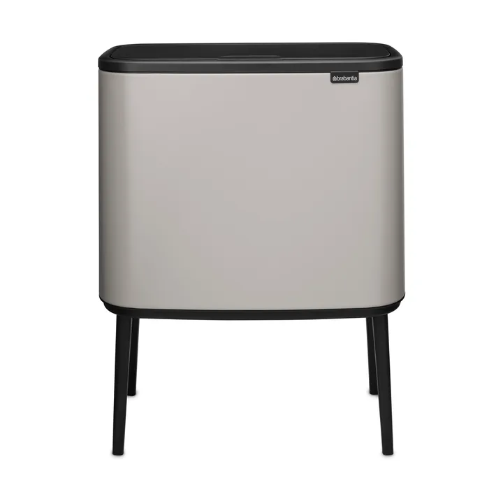 Bo touch bin 11+23 litre - Soft grey - Brabantia