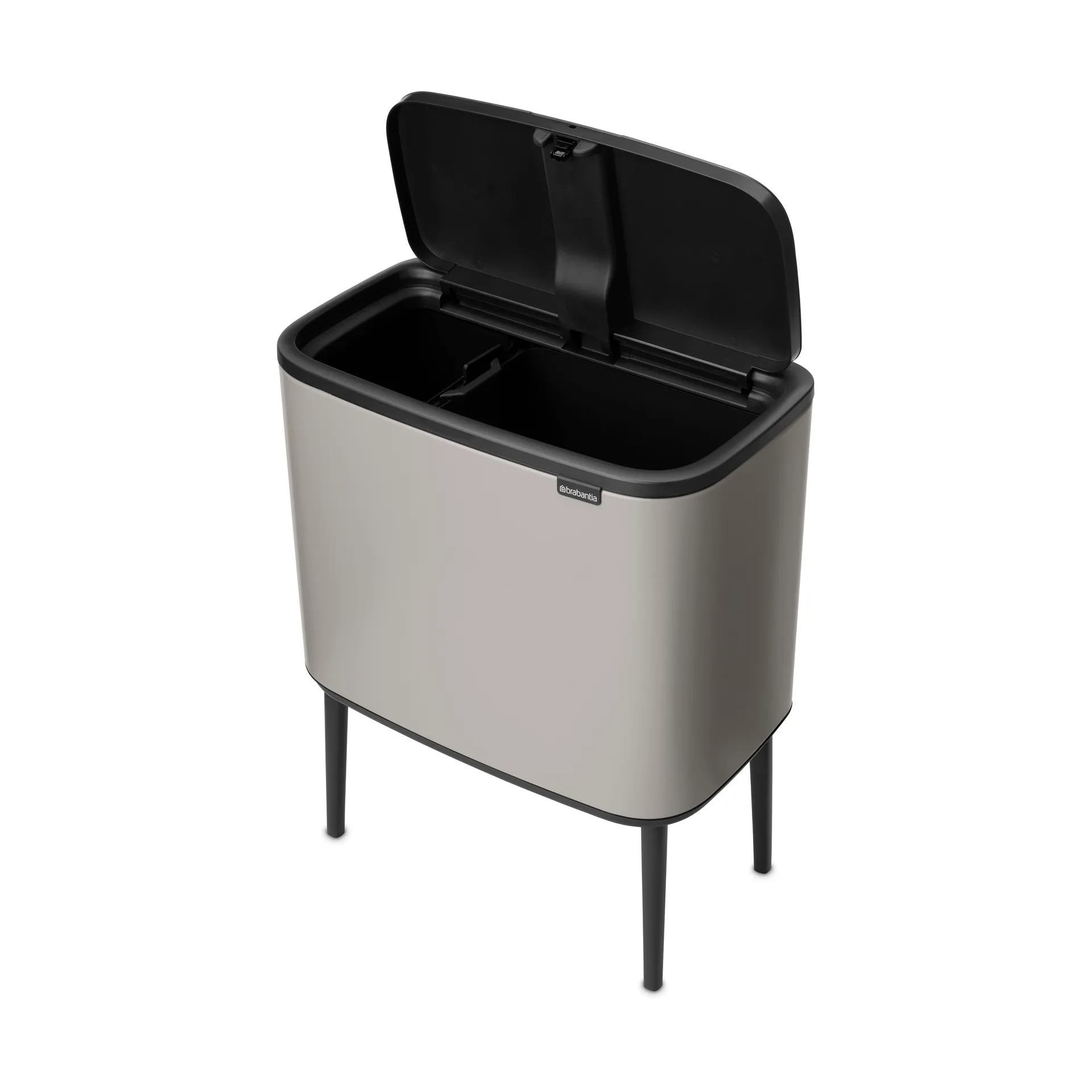 Bo touch bin 11+23 litre, Soft grey Brabantia