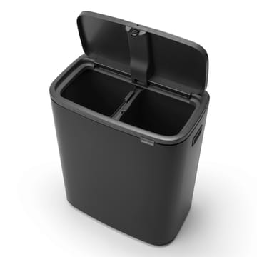 Bo touch bin 2x30 L - matte black - Brabantia