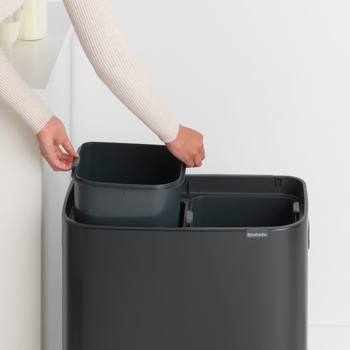 Bo touch bin 2x30 L, matte black Brabantia