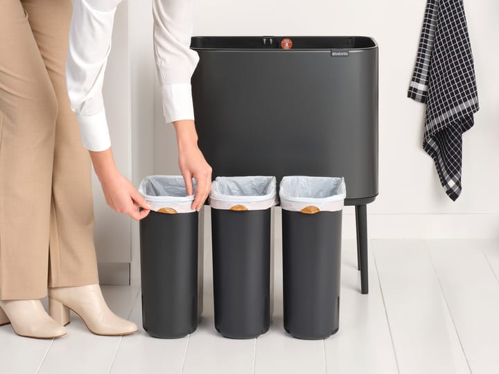 Bo touch bin 3 x 11 litre, Confident grey Brabantia