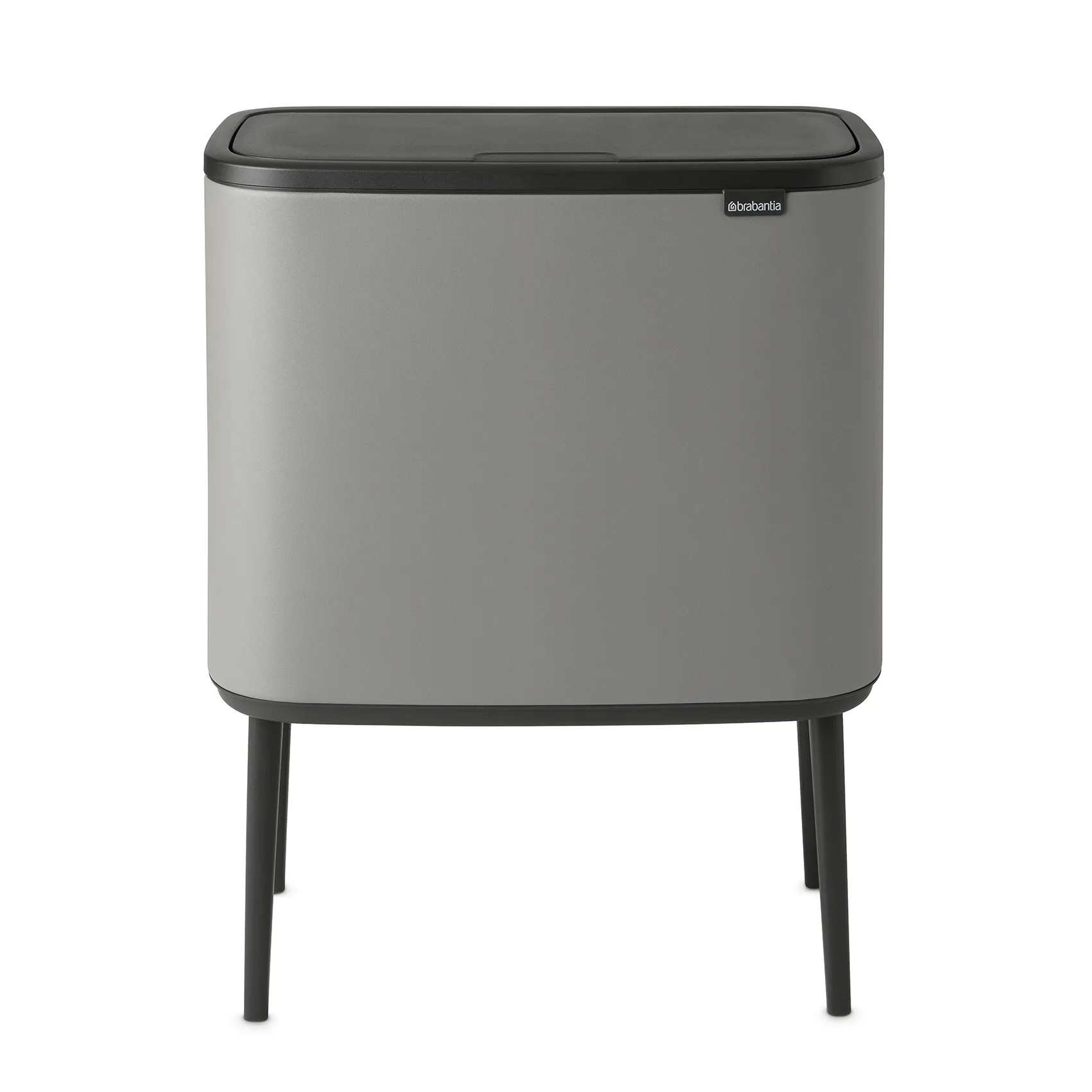 Bo touch bin 3 x 11 litre, Mineral concrete grey Brabantia
