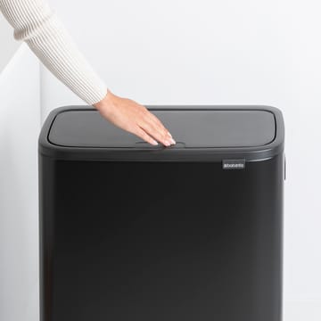 Bo touch bin high 2x30 L - matte black - Brabantia