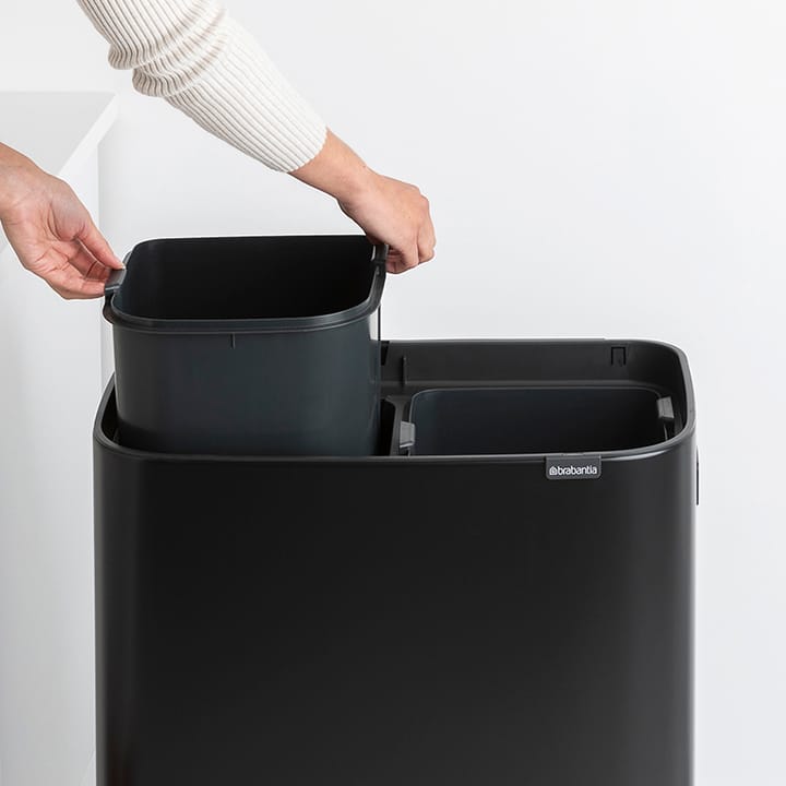 Bo touch bin high 2x30 L, matte black Brabantia