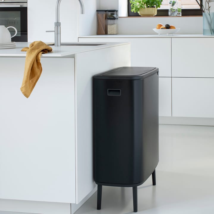 Bo touch bin high 2x30 L, matte black Brabantia