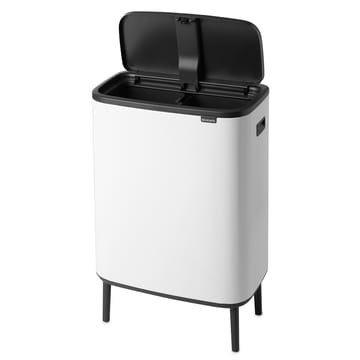 Bo touch bin high 2x30 L - White - Brabantia