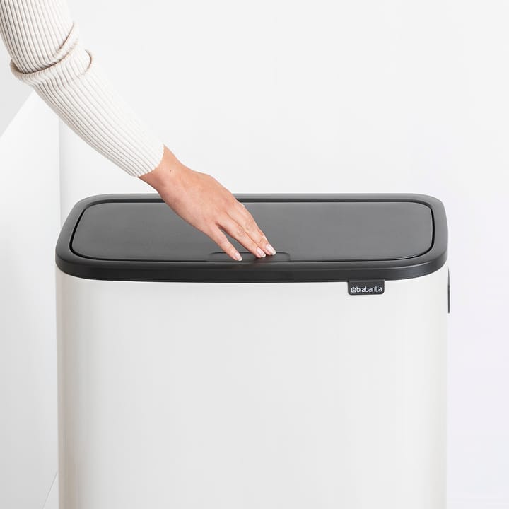 Bo touch bin high 2x30 L, White Brabantia