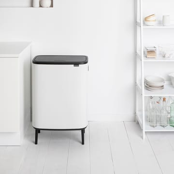 Bo touch bin high 2x30 L - White - Brabantia