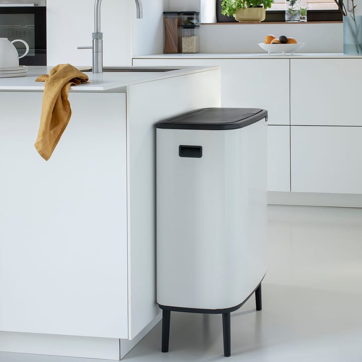 Bo touch bin high 2x30 L, White Brabantia