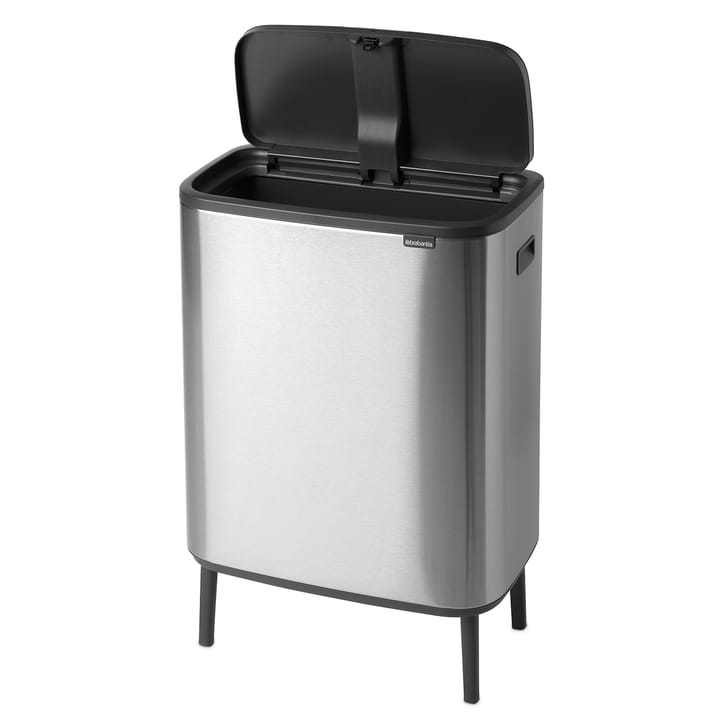 Bo touch bin high 60 L, Matte brushed steel Brabantia