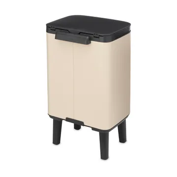 Bo waste bin high 4 L - Soft Beige - Brabantia