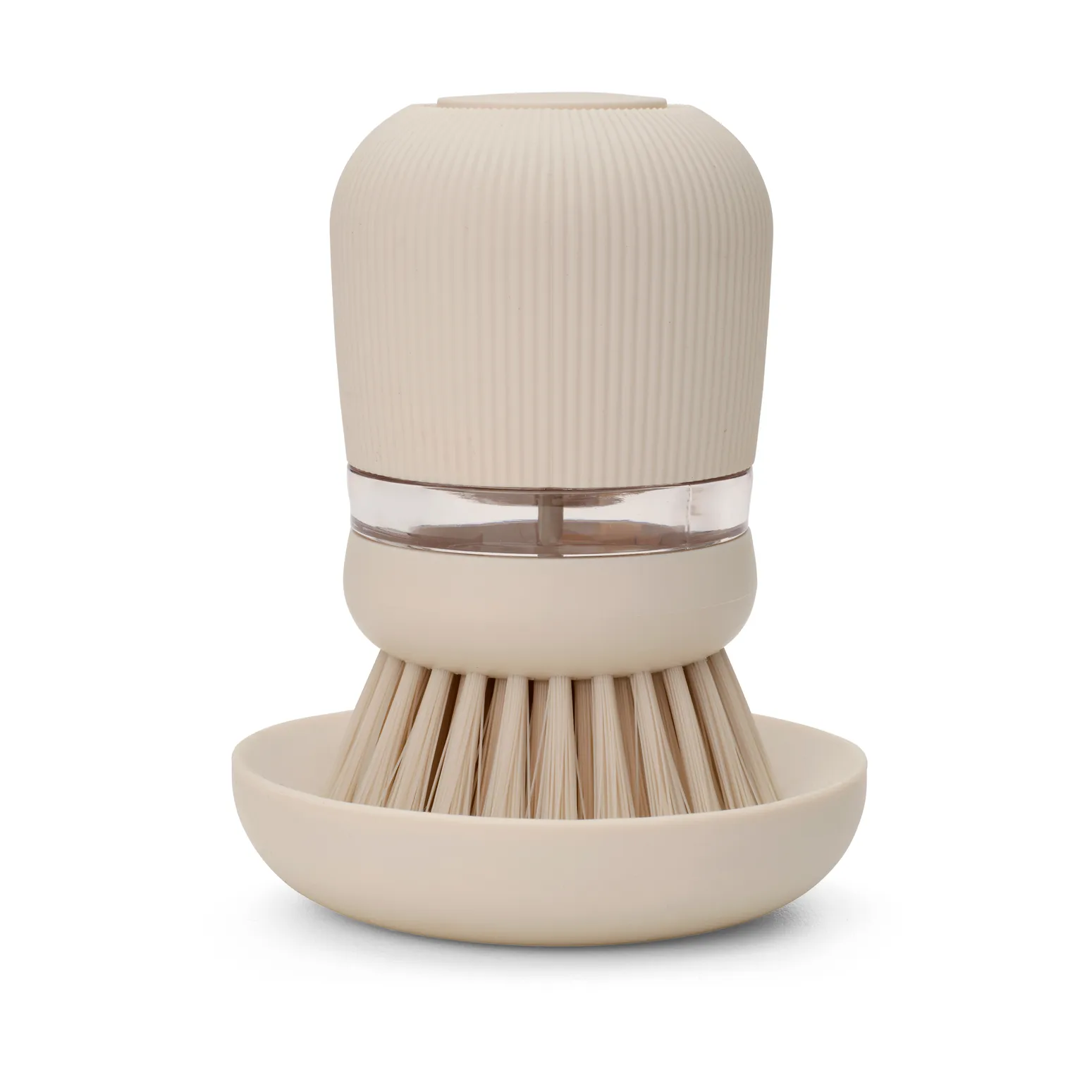 Brabantia dish soap holder with dish brush, Soft beige Brabantia