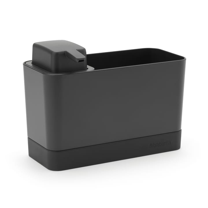 Brabantia kitchen sink organizer with soap dispenser, dark grey Brabantia