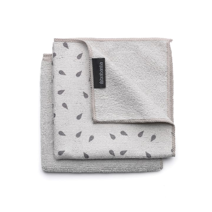 Brabantia microfiber cloth 2-pack - light grey - Brabantia