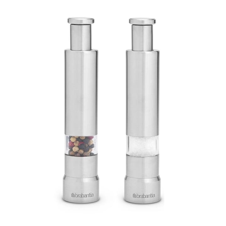 Brabantia salt and pepper crusher set - matte steel - Brabantia