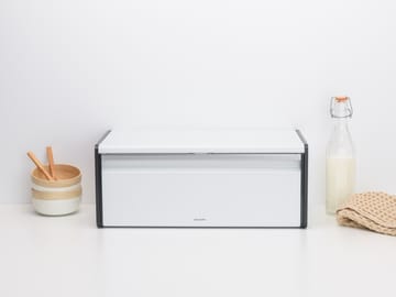 Fall Front bread bin - white-black - Brabantia