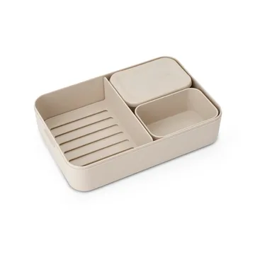 Make & Take bento lunch box large 2 L - Soft Beige - Brabantia
