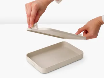 Make & Take lunch box flat. 1.1 L - Soft Beige - Brabantia