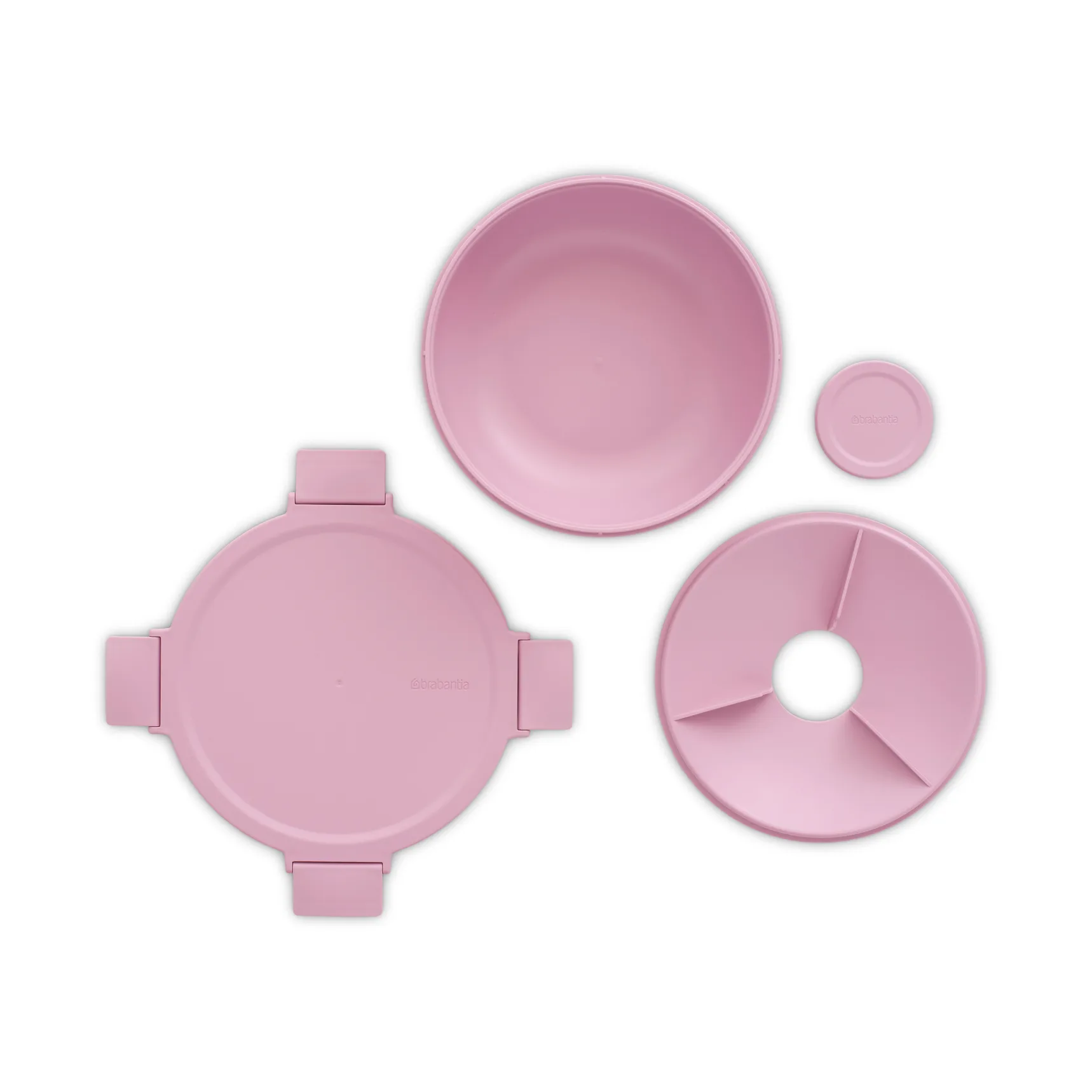 Make & Take sallad bowl. 1.3 L, Lilac Pink Brabantia