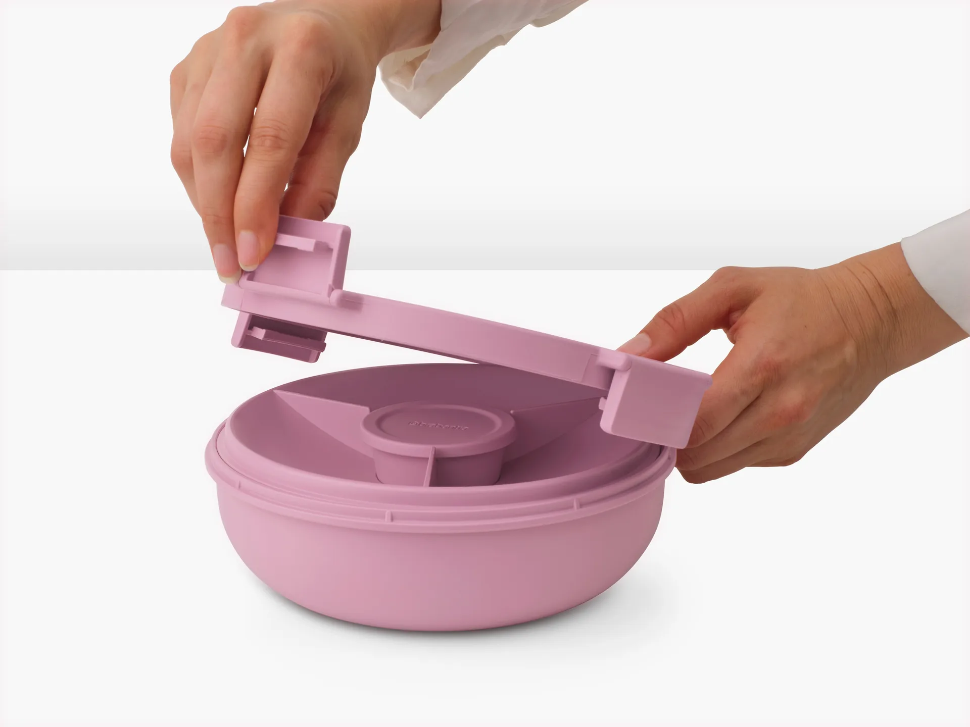 Make & Take sallad bowl. 1.3 L, Lilac Pink Brabantia