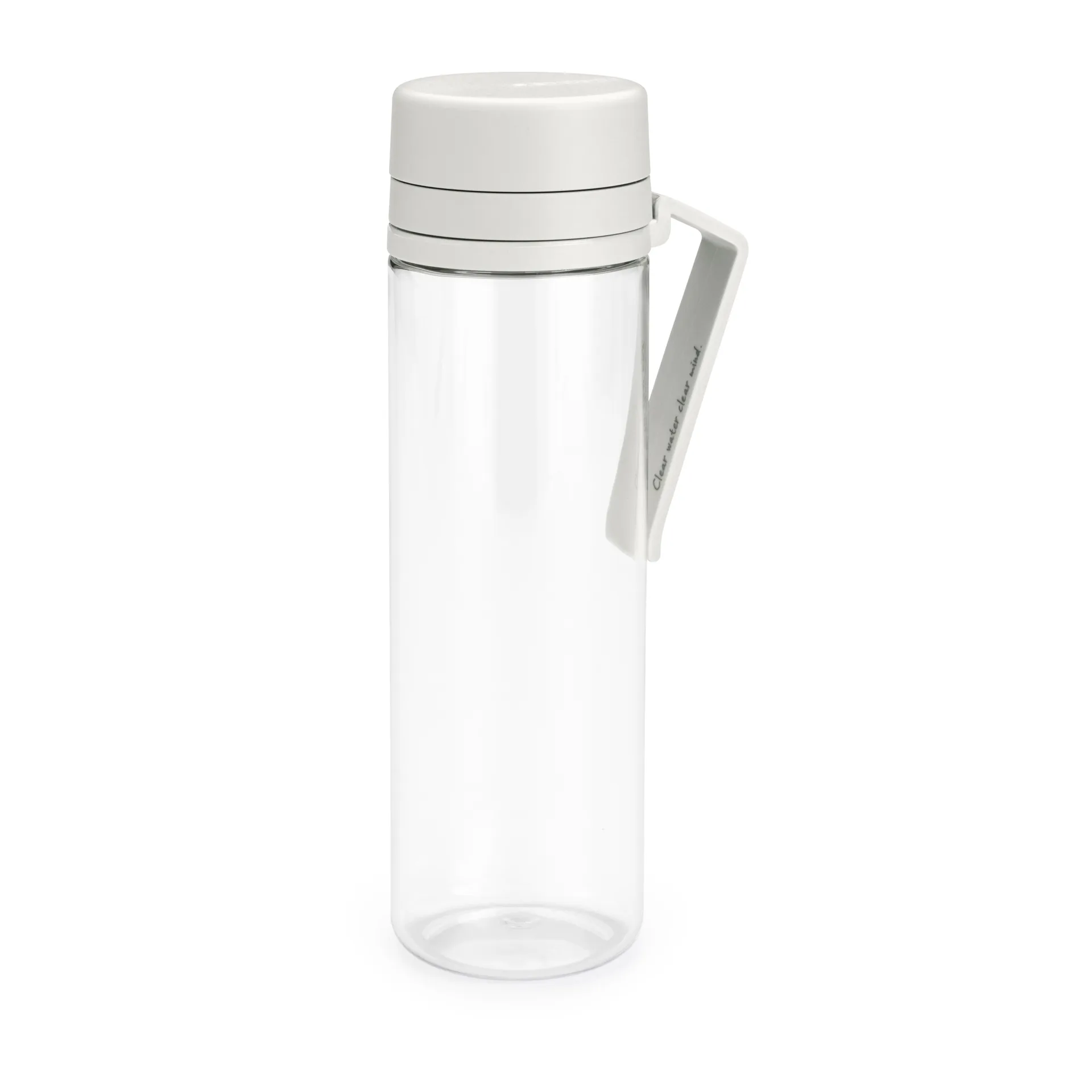 Make & Take water bottle with sil 0.5 L, Light grey Brabantia