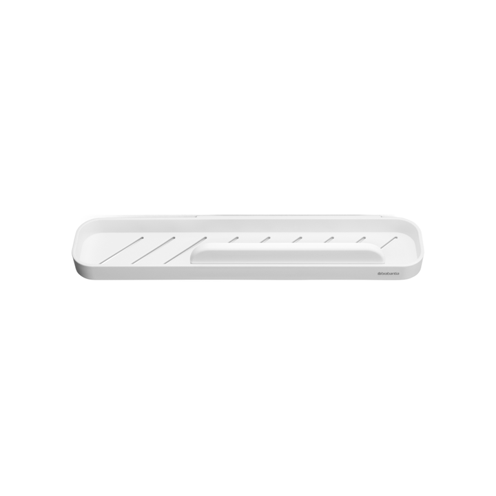 Mindset Shower Shelf with Scraper - White - Brabantia