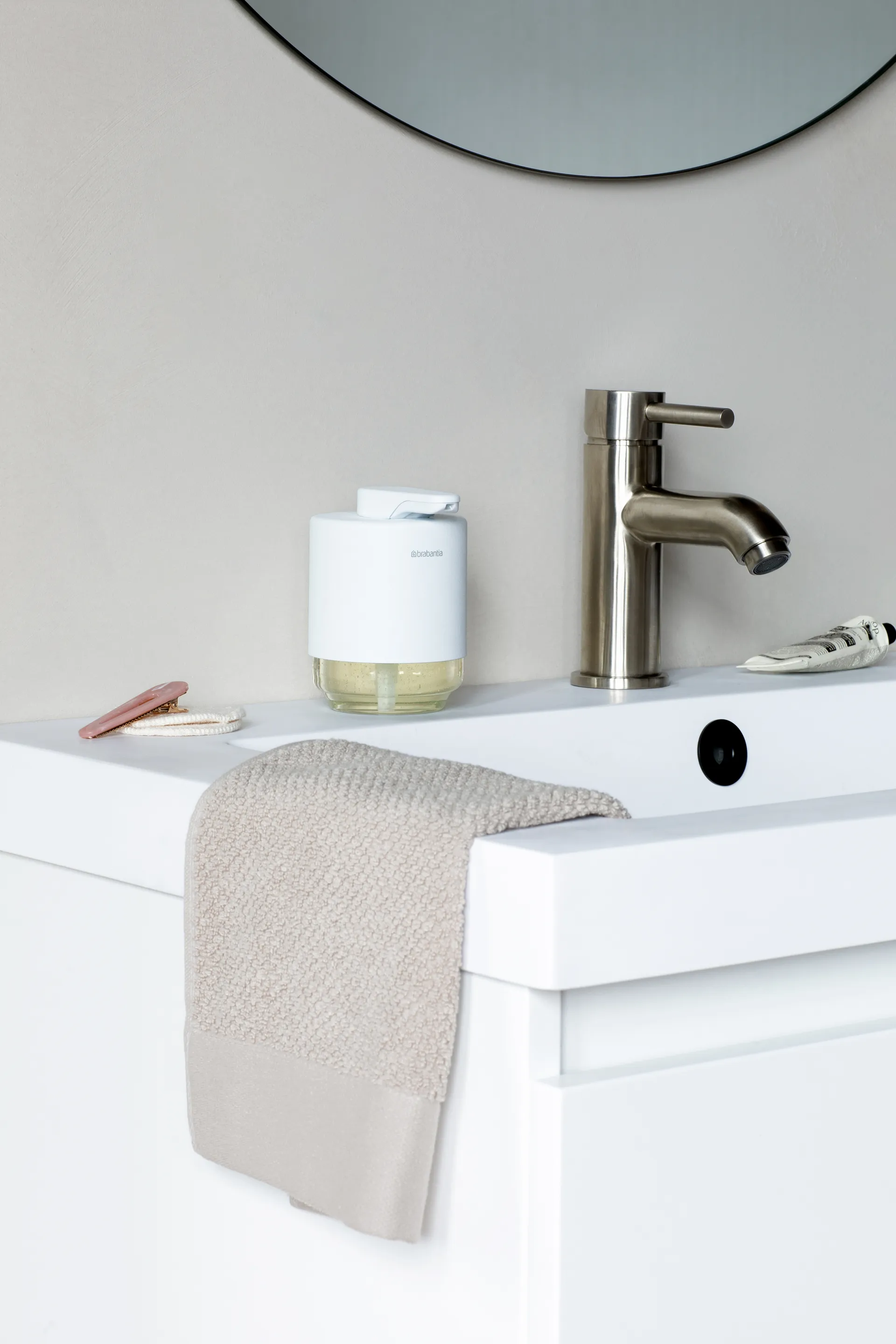 MindSet soap pump, Mineral Fresh White Brabantia