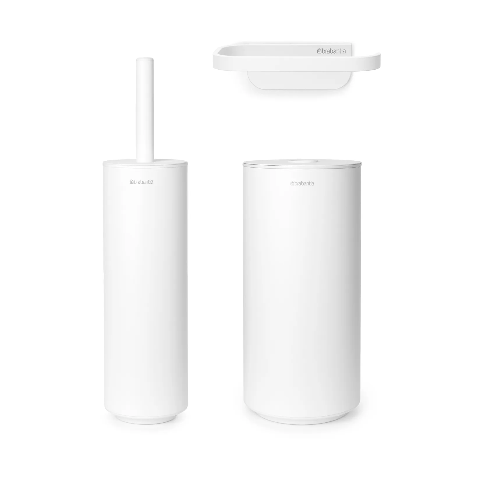Mindset toilet set 3 pieces, Mineral fresh white Brabantia