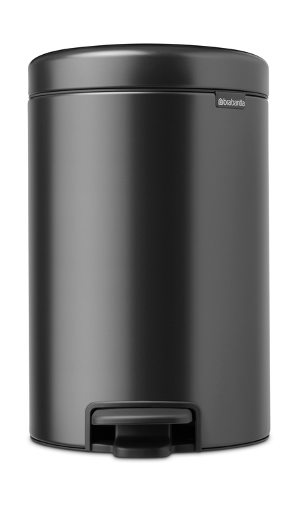 New Icon pedal bin 12 liter, Confident grey Brabantia