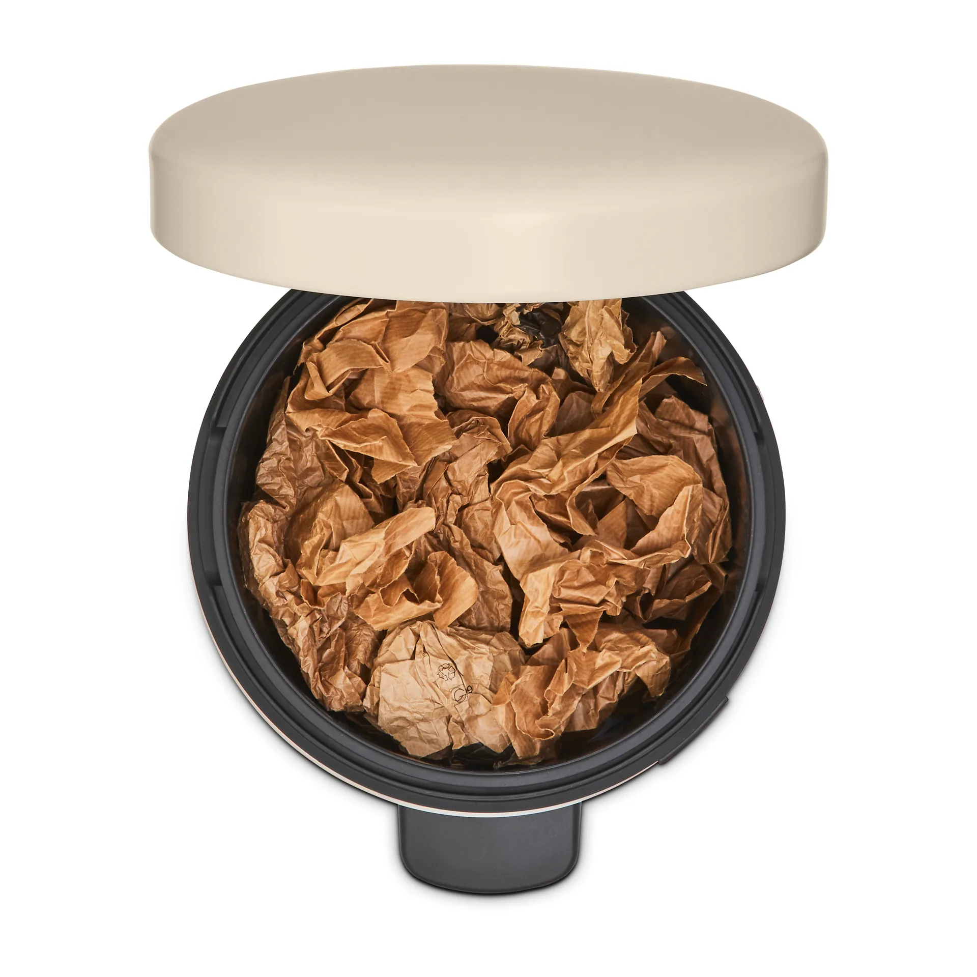 New Icon pedal bin 12 liter, Soft beige Brabantia