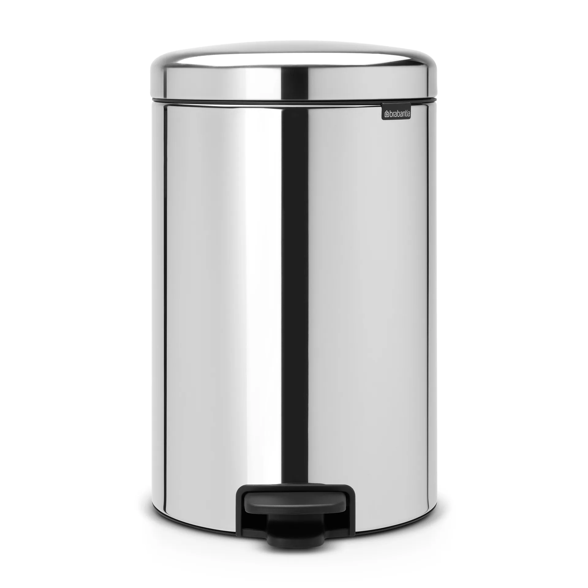 New Icon pedal bin 20 liter, brilliant steel Brabantia