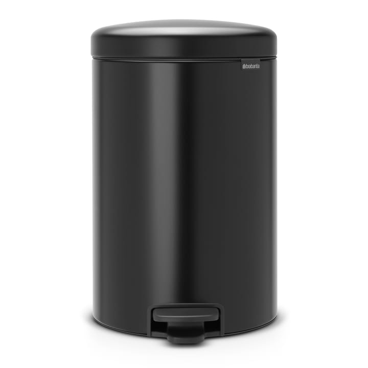 New Icon pedal bin 20 liter, matte black Brabantia