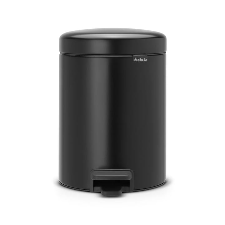 New Icon pedal bin 5 liter, matte black Brabantia